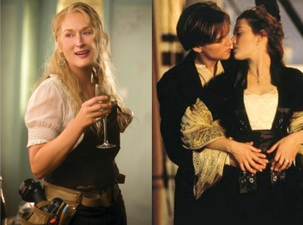Meryl Streep, Mamma Mia, Leonardo DiCaprio, Kate Winslett, Titanic Meryl Streep, Mamma Mia, Leonardo DiCaprio, Kate Winslett, Titanic